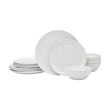 Organic 12 piece Dinnerware Set, Service for 4