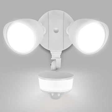 34W 3000 Lumen Motion Sensor Outdoor Lights, 5000K Daylight, IP65 Waterproof Flood Lights Outdoor with Night Light
