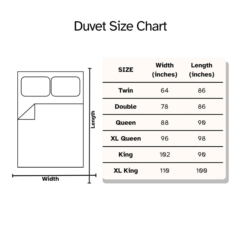 Down & Feather Co. - All Season Weight White Feather & Down Duvet XL Queen Size - 260 TC Shell 100% Cotton - Oeko TEX