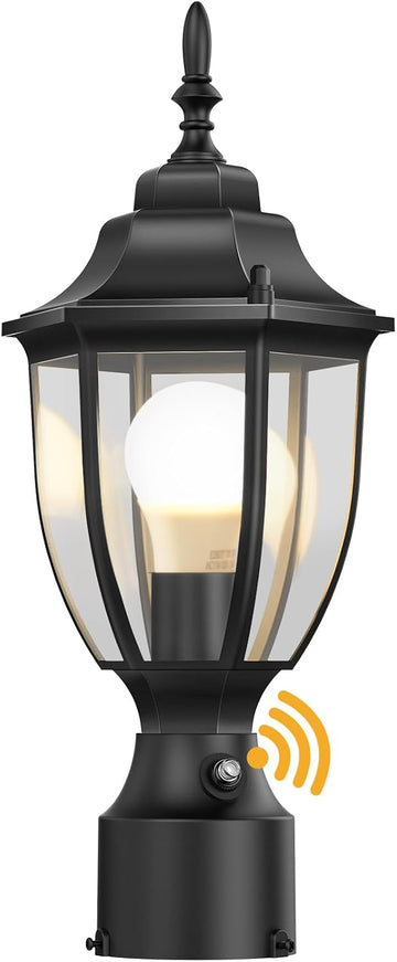 Dusk to Dawn Outdoor Post Lights, Waterproof Aluminum Lamp Post Light Fixture