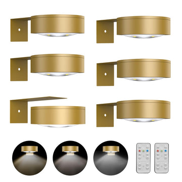 Battery Operated Picture Light Magnetic Painting Light with 3 Lighting Modes,Remote and Dimmable Timer Art