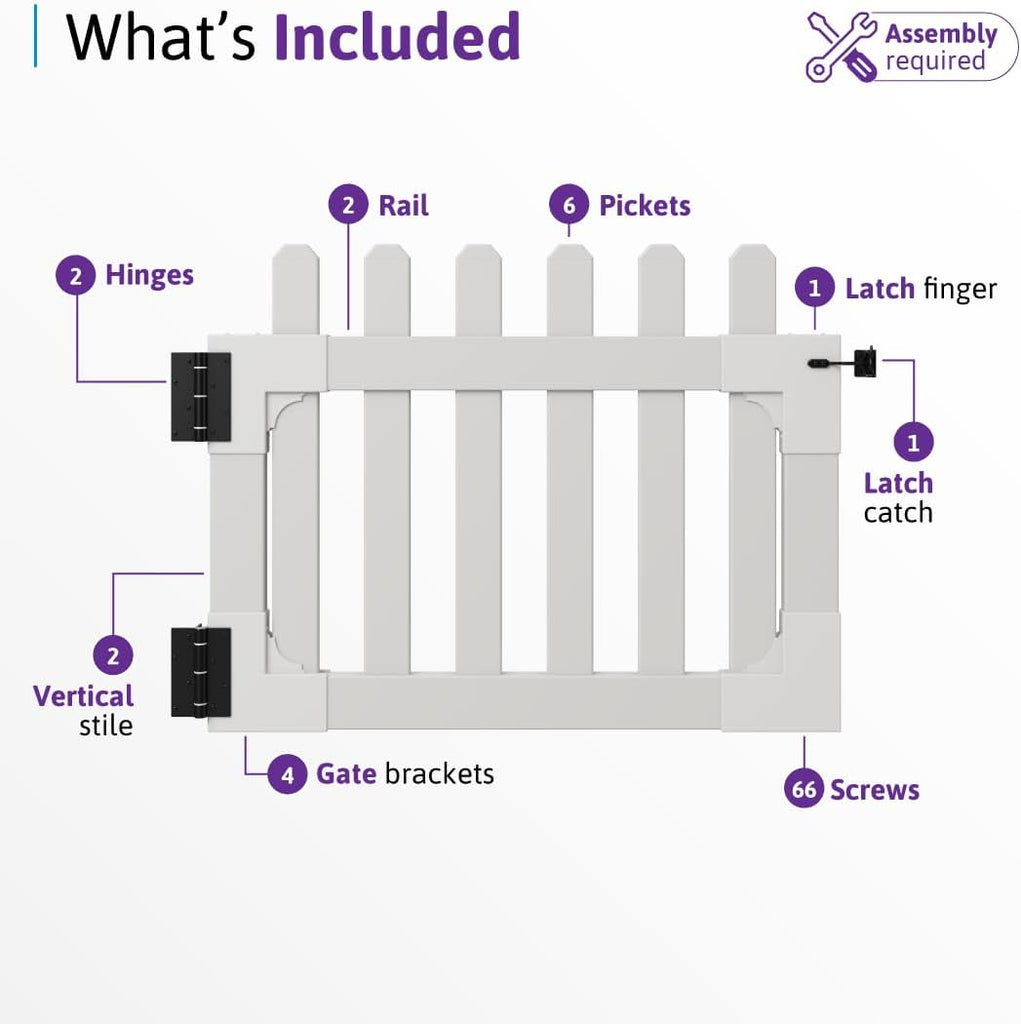 Newport Gate Kit, 33.5in H x 42in W, 1 Gate