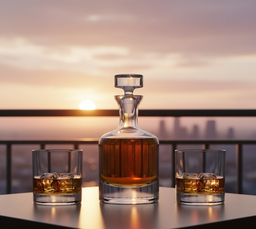 Buckingham Decanter - Set of 4