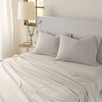 Eternal Sheet Set, 3-Piece Microfiber Sheets & Pillowcases - Ultra-Soft, Breathable and Wrinkle-Resistant (Linen
