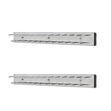 Sliding Tie & Belt Rack for Closets, Min Opening 2.5"W, 2 Pack