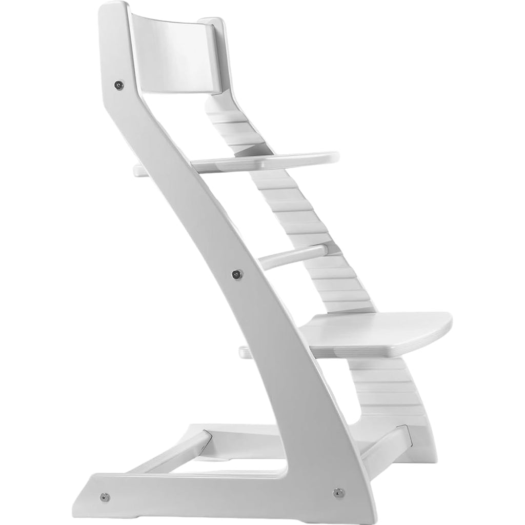 Modern Black Wooden High Chair | Adjustable Grow-with-Me Toddler Seat for Age 3 to 15 | Perfect for Minimalist &