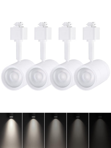 Studio Series 8.5W H Track Lighting Heads, 4000K, White