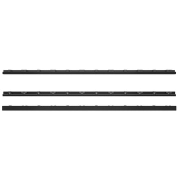 1/12 ft. x 3 ft. Quick Deck Composite Deck Tile Straight Trim in (2-Pieces/Box) (Indian Ebony)