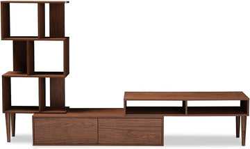 Mid-Century Retro Modern TV Stand Entertainment Center and Display Unit