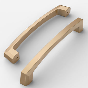 10 Pack Champagne Bronze Cabinet Pulls, 6 Inch(152MM) Hole Centers, Kitchen Cabinet Handles, Drawer Pulls ZH0032