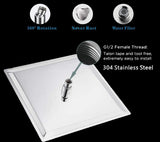 High Pressure Rain Shower Head, 304 Stainless Steel Large Rainfall Showerhead for Bathroom, Easy to Install