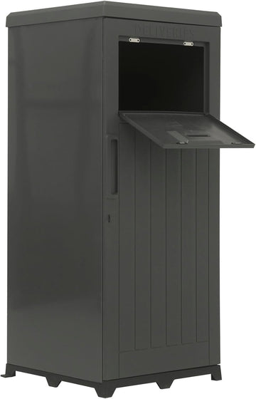 Package Delivery Box Box with Top Drop Chute for Packages