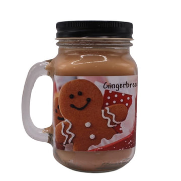 Kettle Wax Jar Candle with Gingerbread - Scented Candle - Christmas Day - St. Patrick's Day - Fall Decor Anxiety &