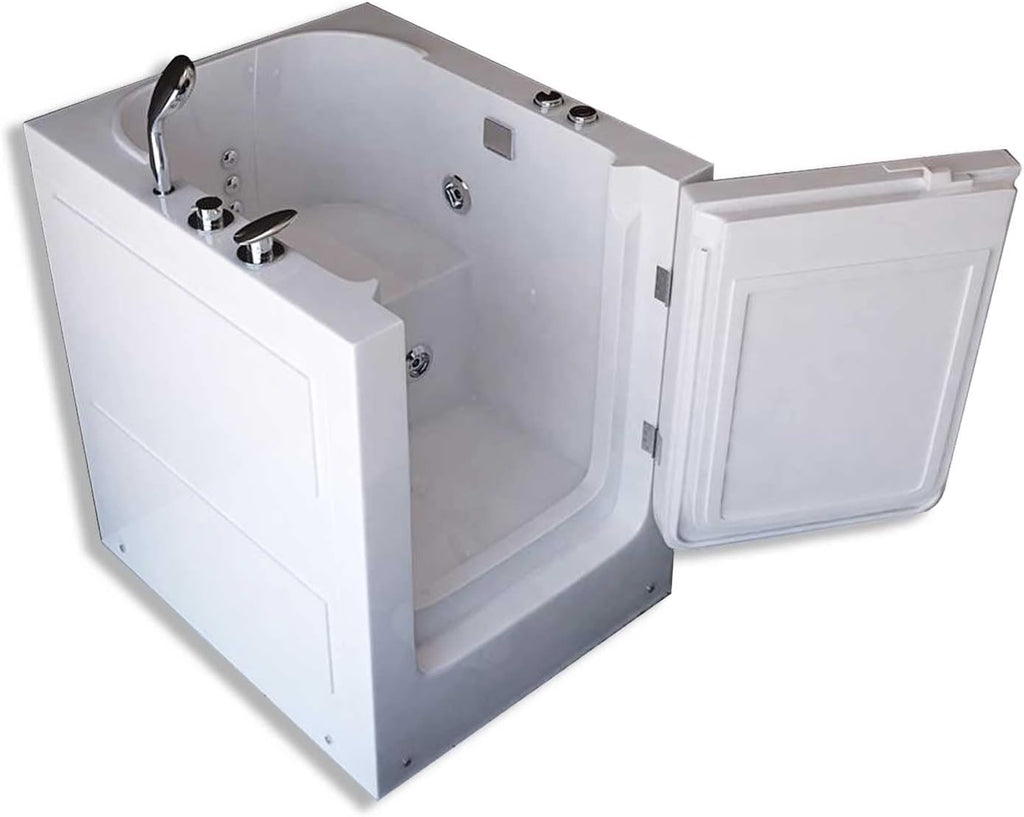 Whirlpool bathtub with door hydrotherapy Walk-in 36.5” x 32.5” 7 jets - Florida