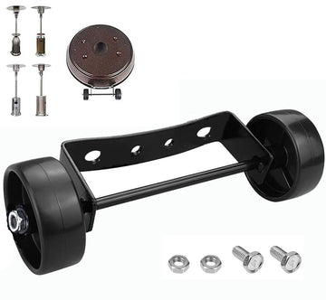 Universal Patio Heater Wheel Kit-Easy to Move/Install-Gas Patio Heater Replacement Universal Movable Wheel, Patio