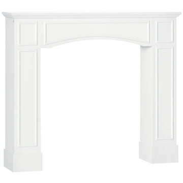 Modern Fireplace Mantel for Interior Width 29" White