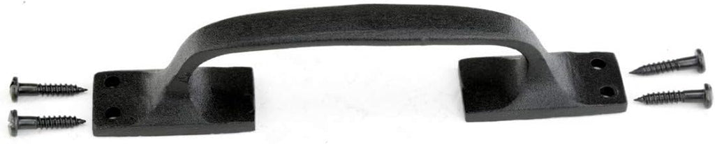 Black Wrought Iron Cup Bin Pull Cabinet Drawer Handle 6 in