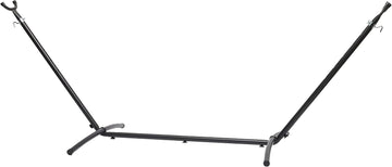 2 Person Heavy Duty Portable Sturdy Hammock Stand for Outside, Easy Assembly, Includes Carrying Case, 9 foot, Black