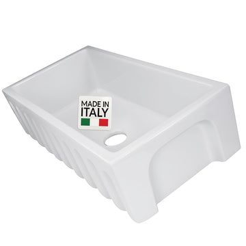 Farmhouse Sink, 36" Farm Kitchen Sink, Fireclay