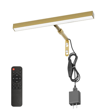 4W Plug in Picture Light for Paintings with Remote Control, 12" LED Art Display Lighting for Gallery, Dartboard