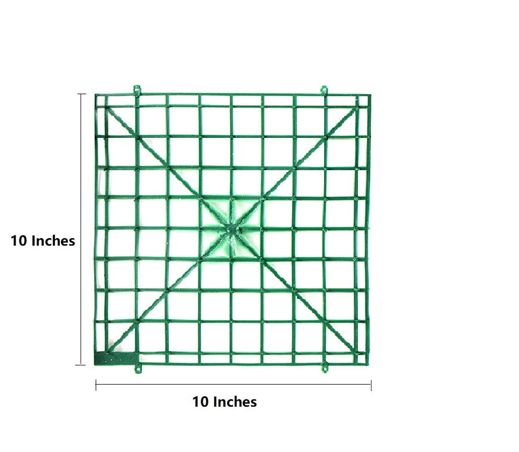 Artificial Flower Grid Panels, DIY Flowers Wall Frames, Flowers Wall Arches Backdrop, Plastic Fences Frames for Wedding