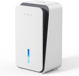 Dehumidifier for Home, Quiet Portable Dehumidifier with Auto Shut Off, 7-Color LED Light for Basement, Bedroom