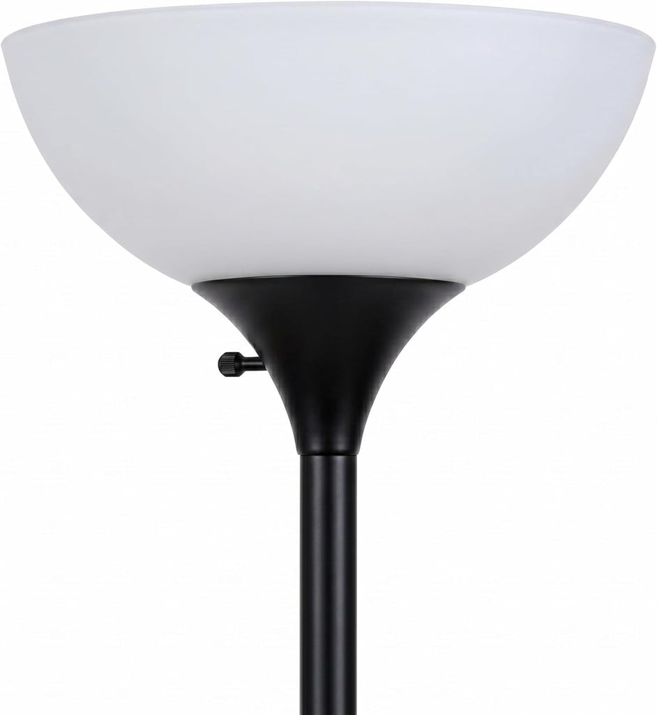 Sky Dome Dimmable LED Floor Lamp, Torchiere Floor Lamp, & Office - Tall Torch Standing Lamp, Modern Home Decor