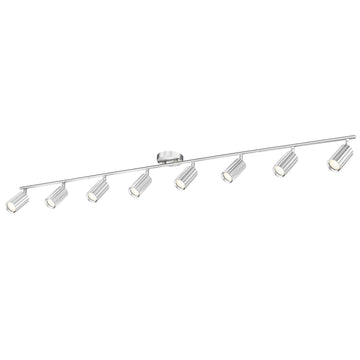 61.4" LED Track Lights Bulbs Included, Brushed Nickel Track Lighting