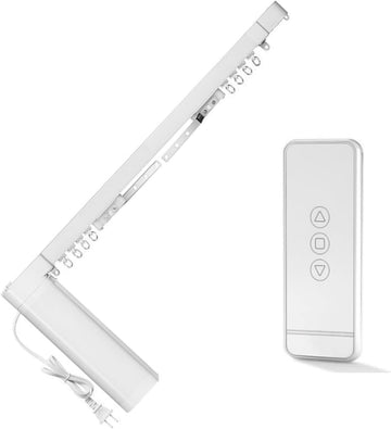 Electric Curtain Track, Retractable Motorized Curtains Rod From 2.16-6.2m/7-20ft, Automatic Curtain Opener