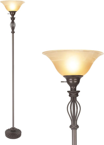 Torchiere Floor Lamps - Stand Up Lamp with Corner Floor Lamp Design