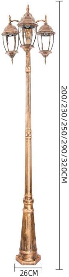 Outdoor Lamp Post Light,180cm European Victorian Outdoor Waterproof Street Light