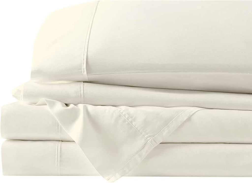 100% Lyocell Split King Sheets Sets for Adjustable Bed Softest Cooling Eucalyptus Sheets-Split King Sheets Deep