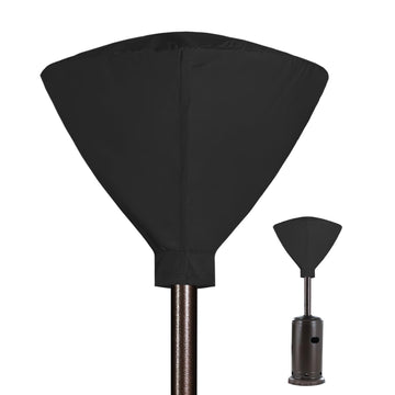 Patio Heater Head Cover, Outdoor Round 34"D Heater Cover, Black