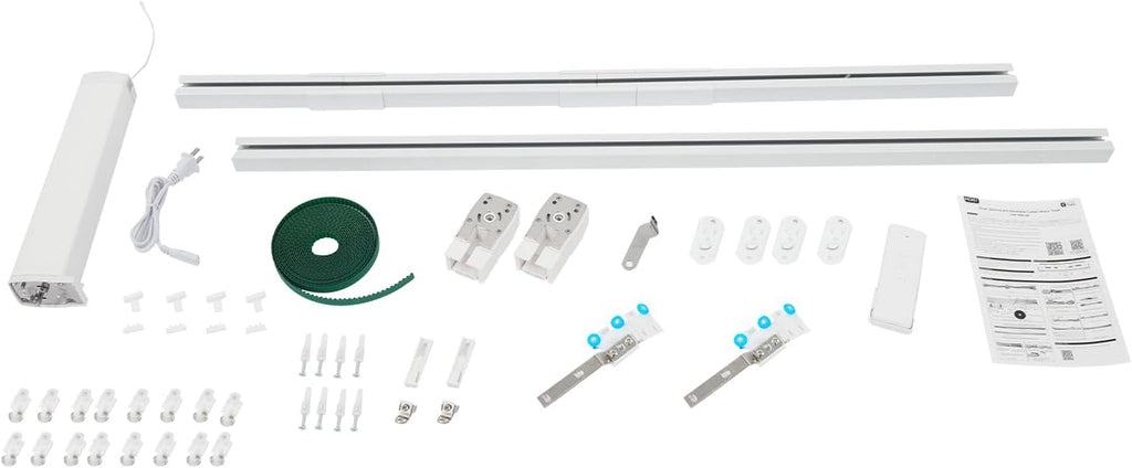 Electric Curtain Tracks, Automatic Curtains Opener Curtains Rod with Smart/Manual/Remote Control, Retractable
