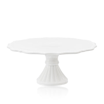 10 Inch Cake Stand, Relief Round Dessert Cake Stand for 8 Inch Cake