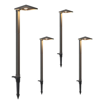 Low Voltage Pathway Lights, LED Landscape Lighting, 4 Pack