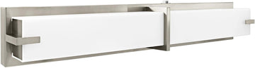 24 Inch LED Vanity Lights Brushed Nickel Bathroom Light Fixtures 3CCT Selectable 3000K 4000K 5000K Modern Vanity