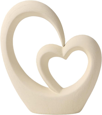 Ceramic Statue Home Decor Aesthetic Abstract Brushed Finish Sculpture Modern Decorative Statues Bedroom Bookshelf