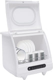 Countertop Dishwasher, 800W 110V Mini Dishwasher Low Noise Portable Dish Washer With 5intelligent Wa