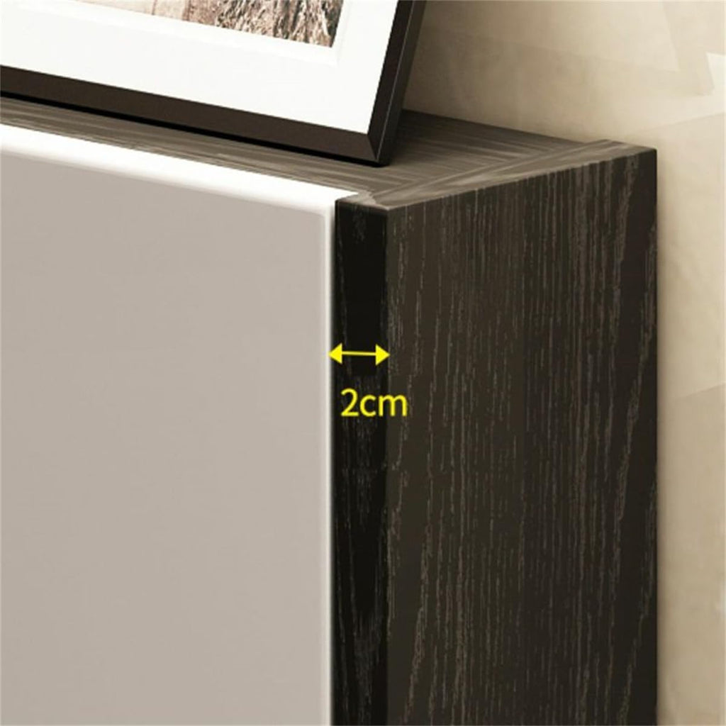 Wall Mounted Shoe Storage Cabinet Organizer with Doors Flip-top Shoe Cabinet Space-Saving 17cm Ultra-Thin Shoe