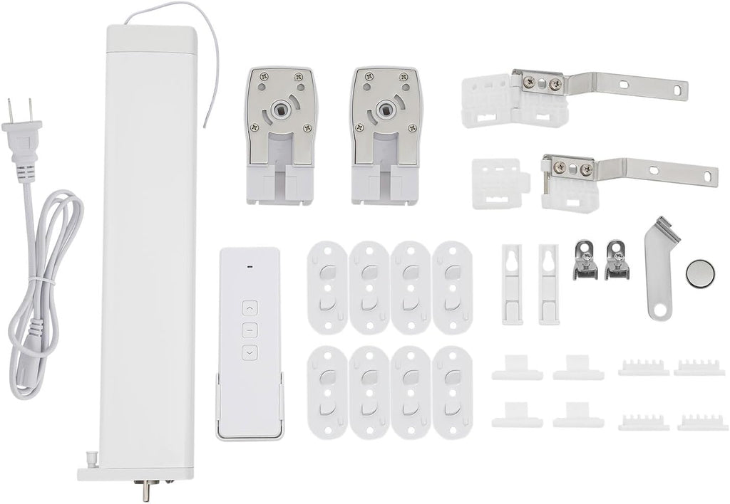 Electric Curtain Track with Remote Control, Smart Curtain System Controlled Via Smartphone App, Compatible with Alexa