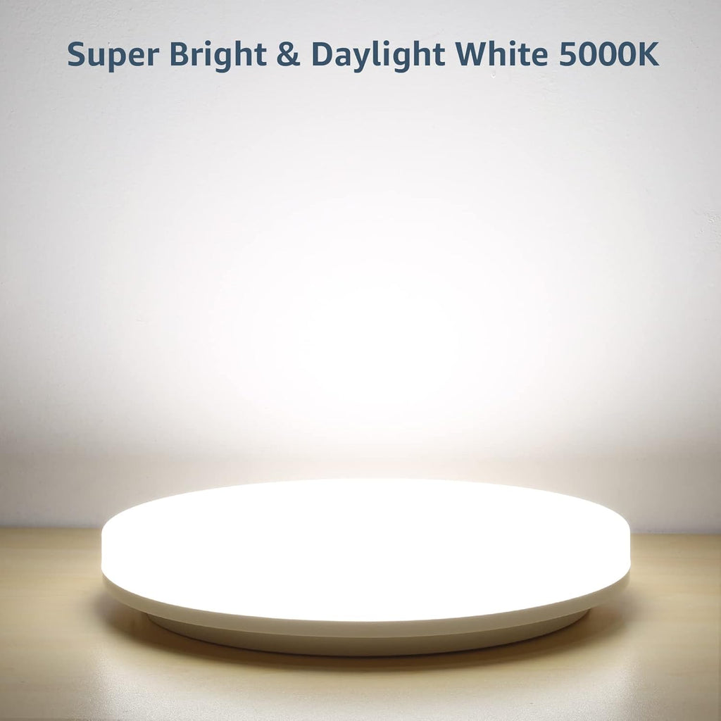 11 inch Flush Mount LED Ceiling Light , 2400LM 24W | 5000K Daylight, Bright Ceiling Light Fixture , Laundry, Hallway