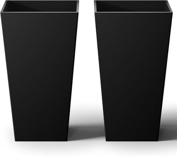 Taper Tall Planters 30 Inch Set of 2, Large Planter for Indoor Outdoor Plants, Modern Flower Pot Containers Large