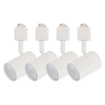 Amped Collection LED 10W 808 Lumens Track Head 5-CCT Selectable in White for H Track, Standard 3-Wire Track System