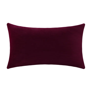 Set of 1 Comfy Soft Thick Velvet Throw Pillow Covers for Sofa Couch Decorative Solid Lumbar Cushion Cases Car (14 x