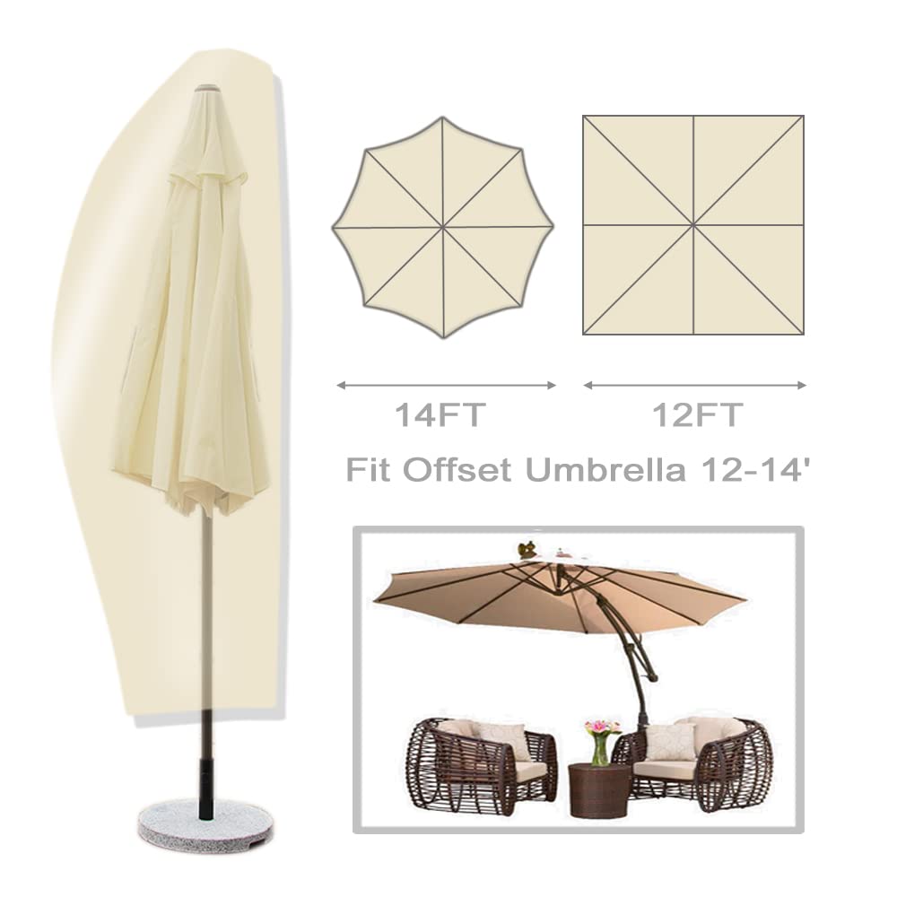 Patio Cantilever for 12-14 FT Offset Umbrellas