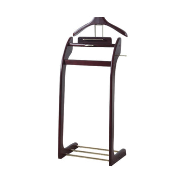 Products - Windsor Executive Wardrobe Valet, Mens Valet Stand, Accessory & Clothes Organizer (Mahogany)