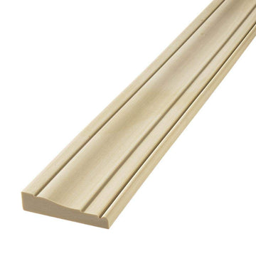 445 Flexible Casing Molding: 11/16" Thick x 3.25" Wide - for Gentle Arches, Curved Walls and Straight Runs (12' feet