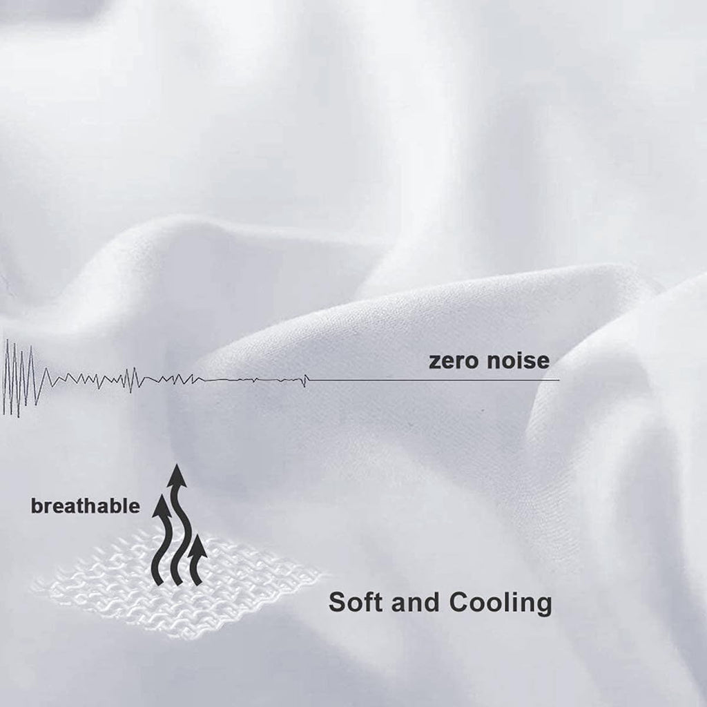 All-Season King Size Cooling Comforter Duvet Insert - White