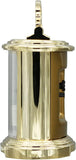 Gold Alloy Bedroom Alarm Carriage Clock, 4.3 x 3 Inches